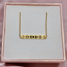 Load image into Gallery viewer, Moon Gold Necklace
