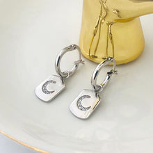 Load image into Gallery viewer, Lua Silver Earrings
